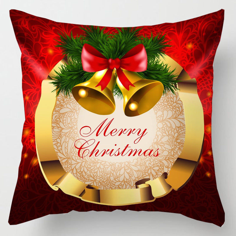 5pcs/Package Merry Christmas Santa Claus Pillow Case