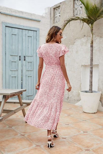 Summer Women Puff Sleeves Long Sleeves Dresses