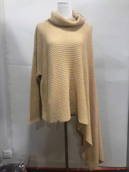 Women High Neck Long Sleeves Knitting Pullover Coats--Free Shipping at meselling99
