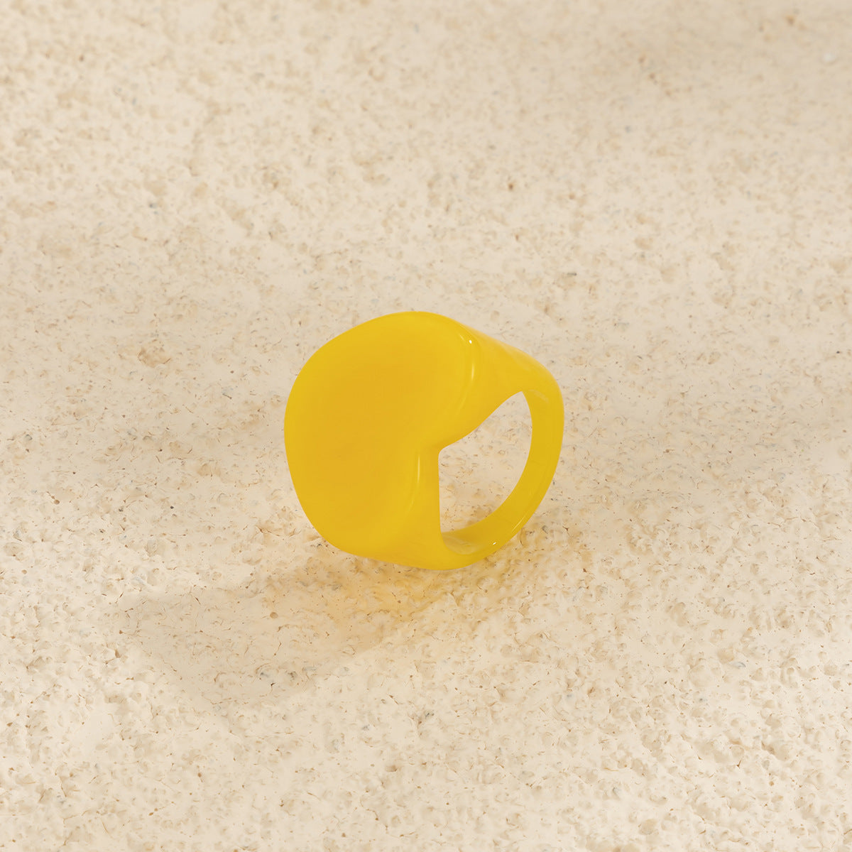 3D Sweetheart Design Acrylic Women Fashion Rings