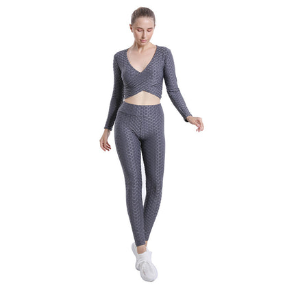 Sexy Bubble Design Women Gym Outfits