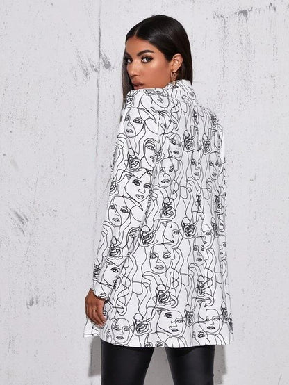 Unfixed Animal/Letter Print Women Blazers-STYLEGOING