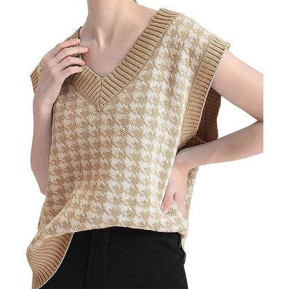 Fashion Sleeveless Women Knitting Vest