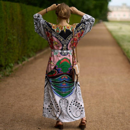 Summer Leopard Beachwear Cover Up Dresses