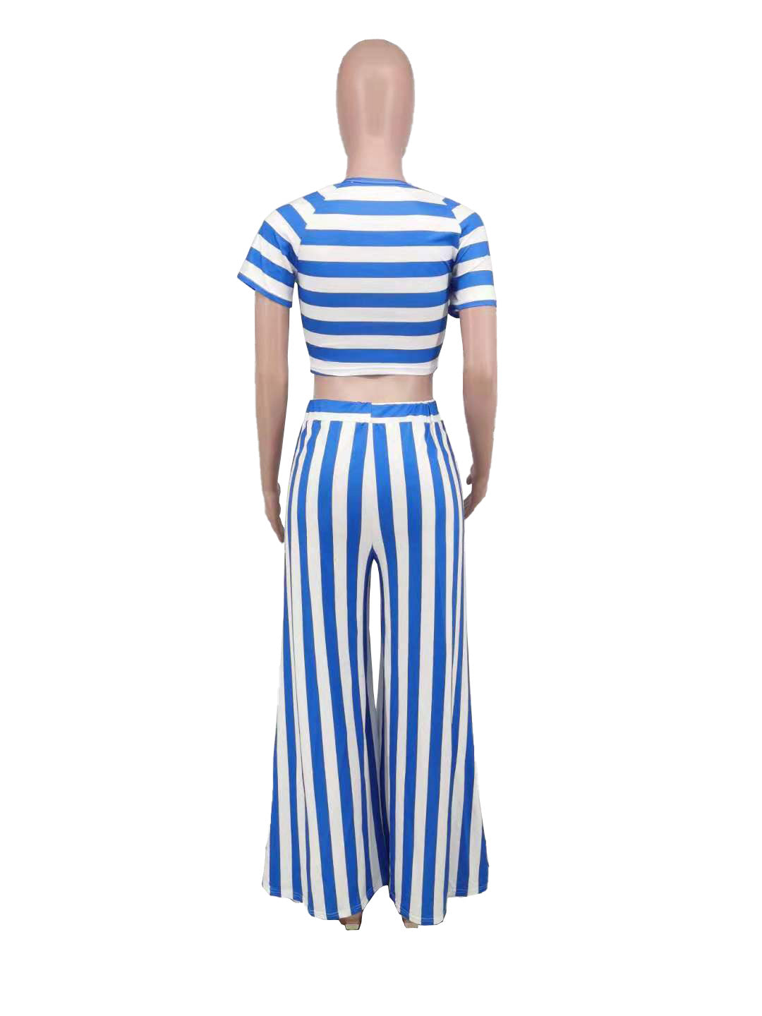 Casual Round Neck Tops and Pants Women Suits