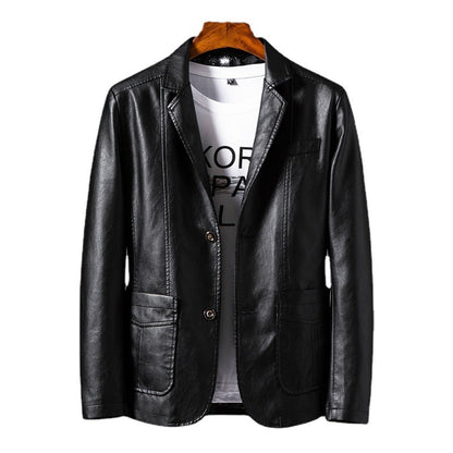 Men's Pu Leather Motorcycle Jacket