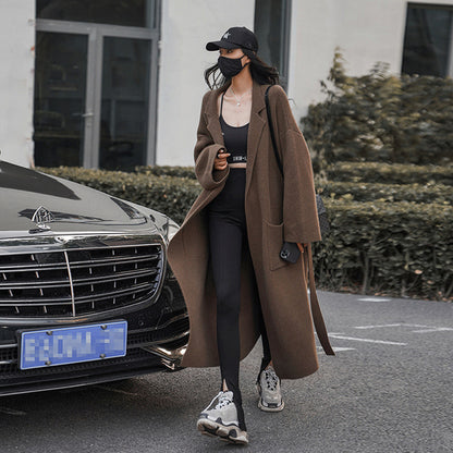 Luxury Vintage Plus Sizes Long Knitted Overcoats