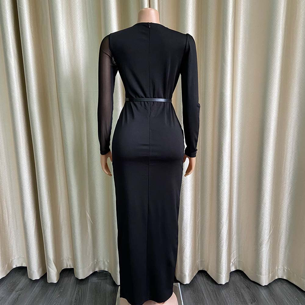Sexy Split Front Plus Sizes Women Long Party Dresses
