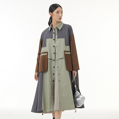 Fashion Designed Plus Sizes Women Trench Coats