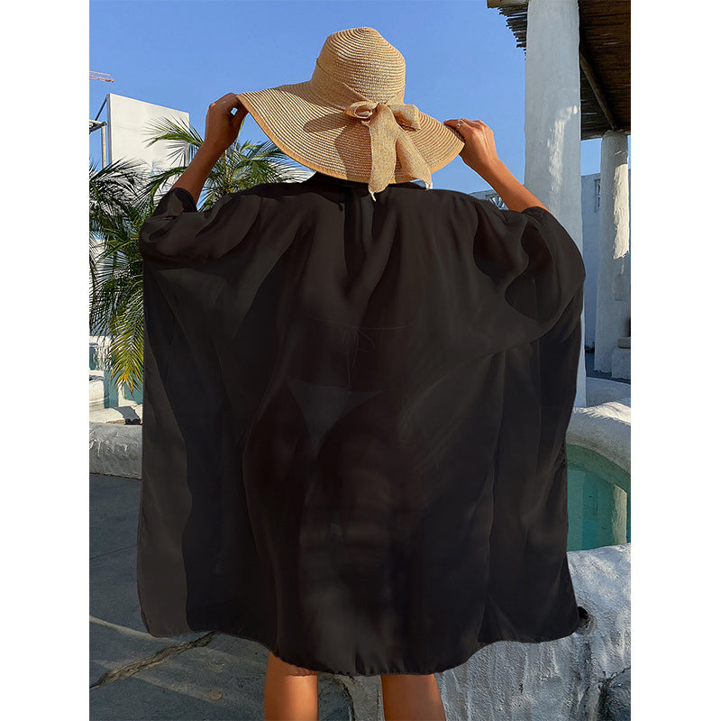 Summer Leisure Shirts Bikini Beach Cover Ups