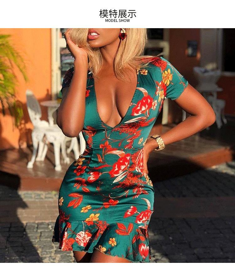 Sexy Women Backless Sheath Dresses-STYLEGOING