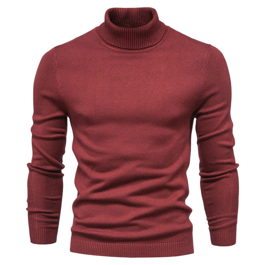 Men's Pullover Turtleneck Knitting Sweaters