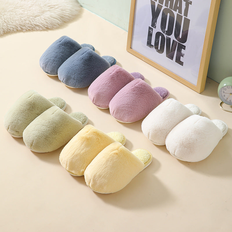 Anti Skip Velvet Plush Winter Slippers
