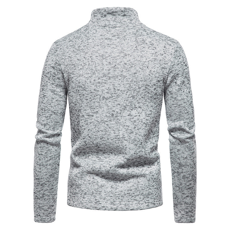 Turtleneck Zipper Men's Sweaters