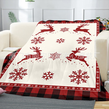 Merry Christmas Fleece Throw Blankets