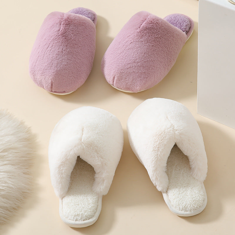 Anti Skip Velvet Plush Winter Slippers