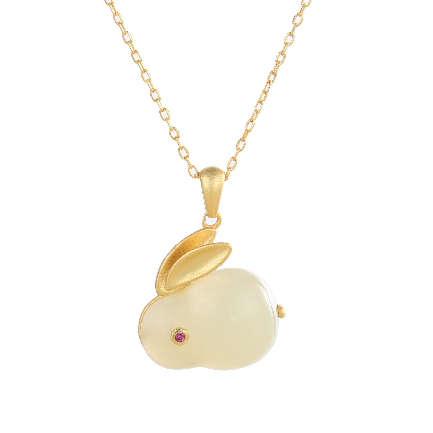 Sterling Sliver Gold-Plating Cute Rabbit Design Jewelry Sets