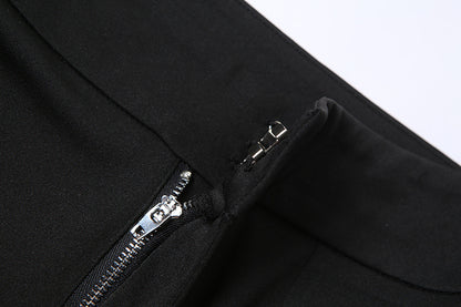Fashion Gauze High Waist Casual Trumpet Pants