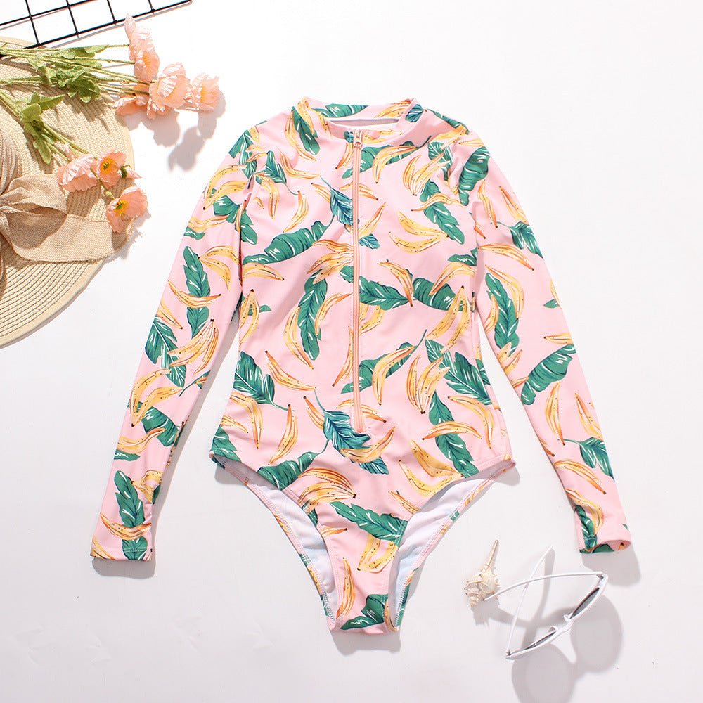 Sexy Long Sleeves One Piece Swimsuits