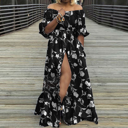 Sexy Off The Shoulder Long Maxi Dresses