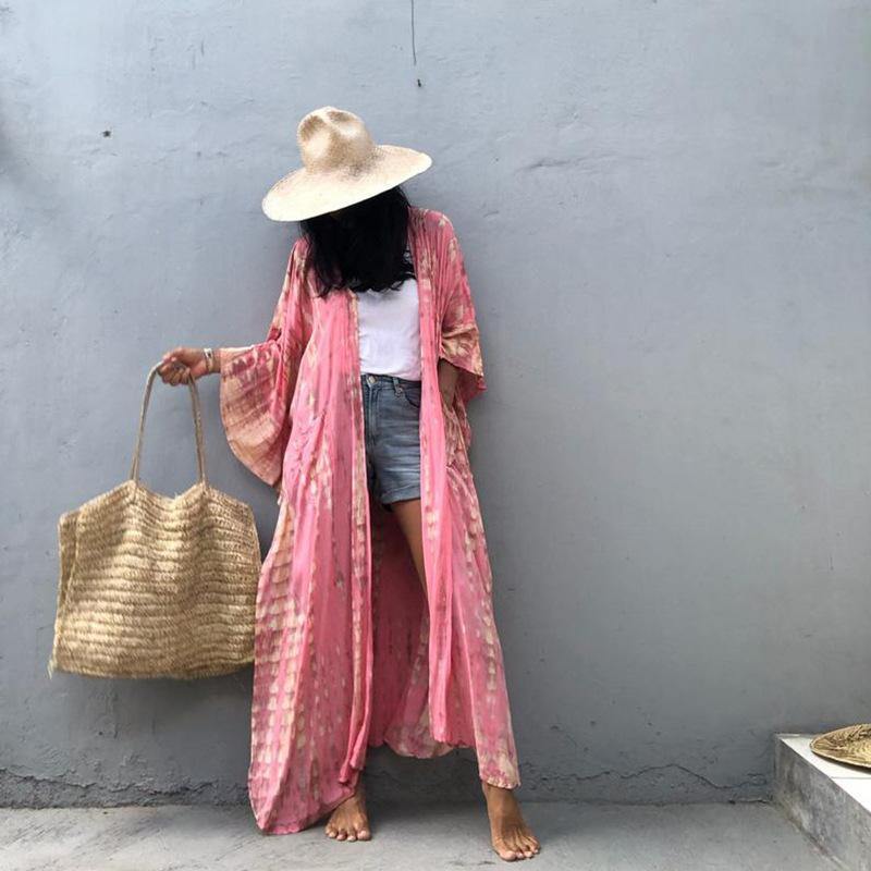 Women Plus Sizes Summer Cover Ups-STYLEGOING