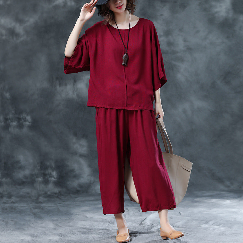 Casual Summer Women Tops and Pants