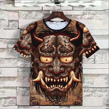 Summer 3D Animal Print Men T Shirts-STYLEGOING