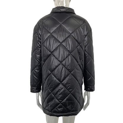 Winter Cotton Colorful Overcoats for Women