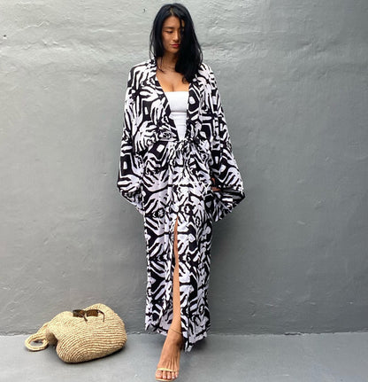Casual Cotton Holiday Beach Summer Bikini Cover Ups