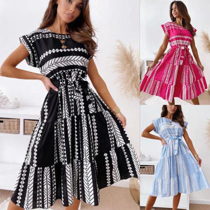 Women Fashion Irregular Mini Dresses-STYLEGOING