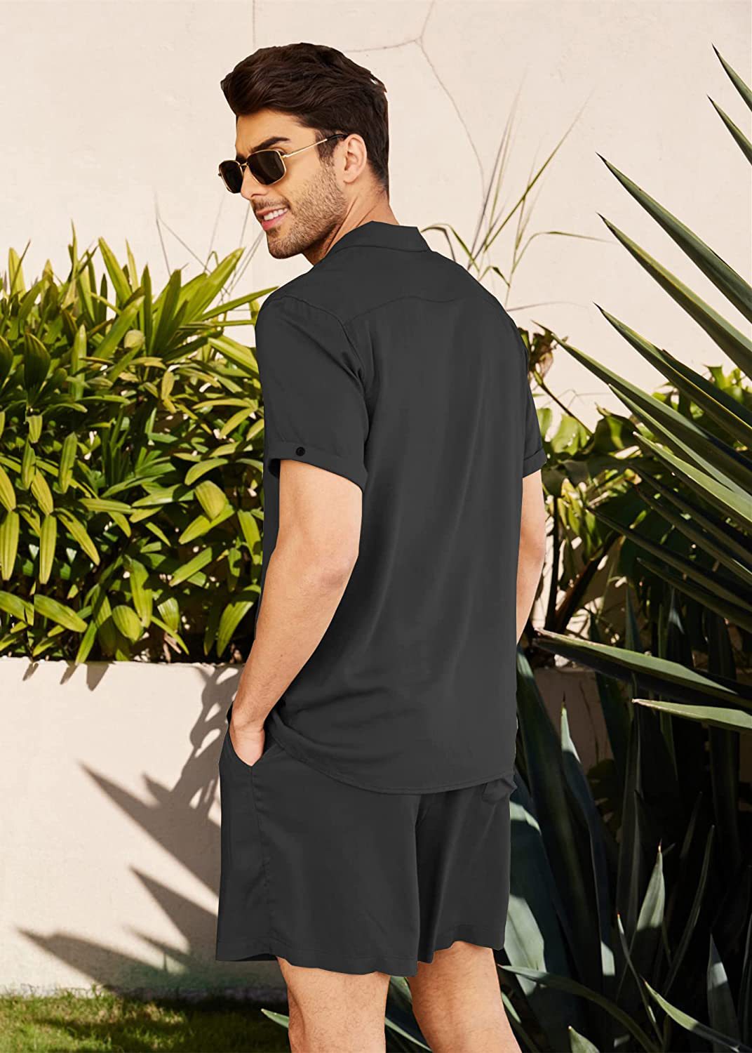 Casual Summer Men's Short Sleeves T Shirts and Shorts