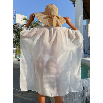 Summer Leisure Shirts Bikini Beach Cover Ups