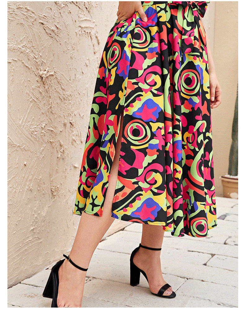 Summer Short Sleeves Plus Sizes Dresses