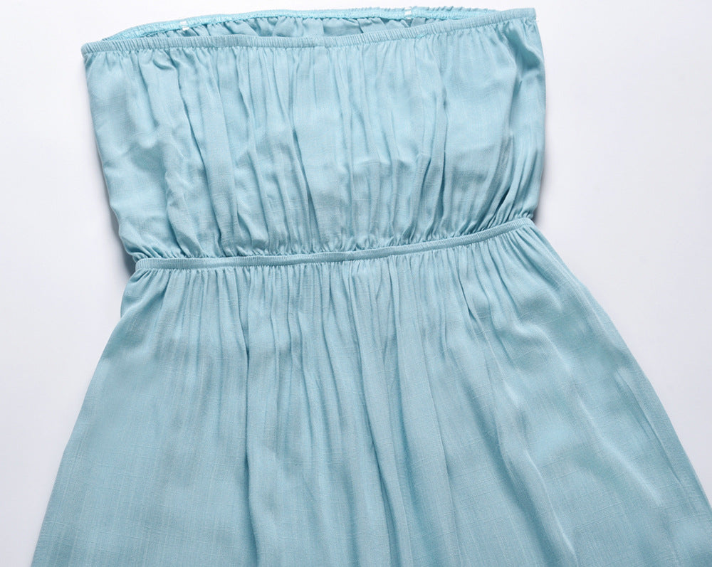 Summer Casual Strapless Backless Women Jumpsuits