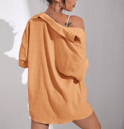 Casual Long Sleeves Shirts & Short Pants