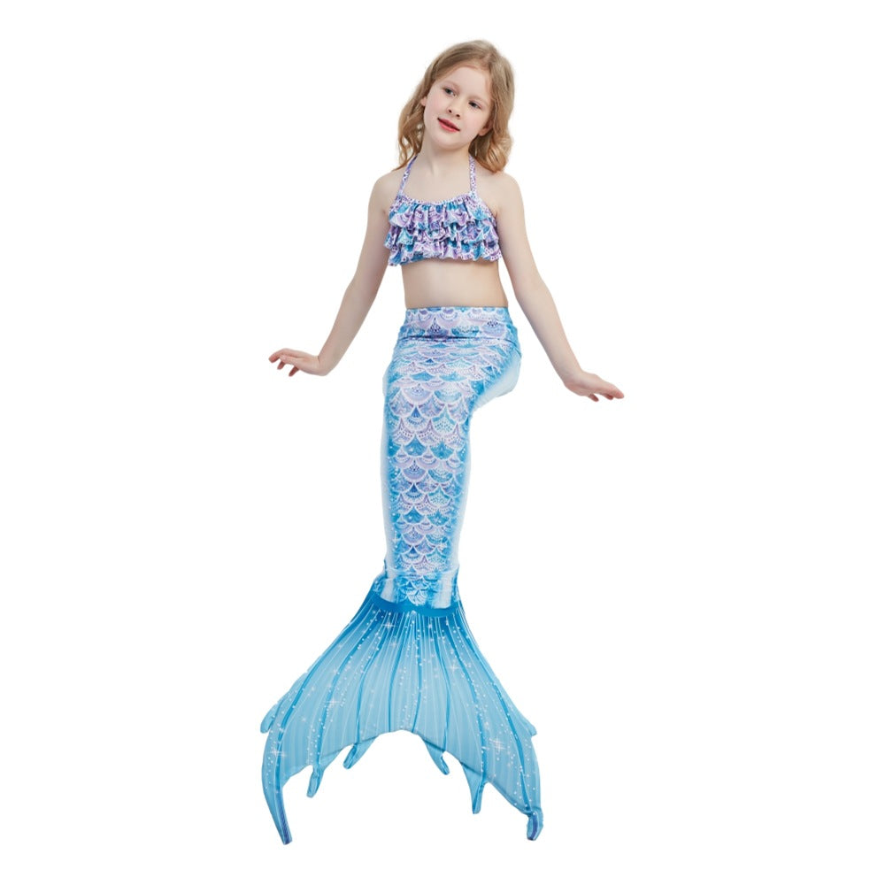 Gorgeous Three Pieces Mermaid Style Swimsuits