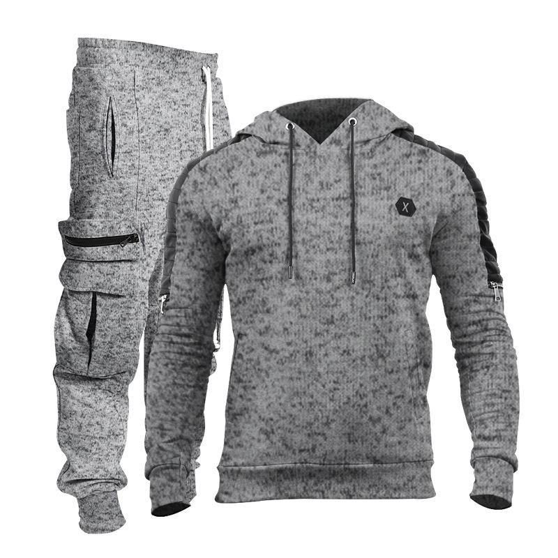 Winter Warm Fashion Leisure Long Sleeves Suits for Men-STYLEGOING