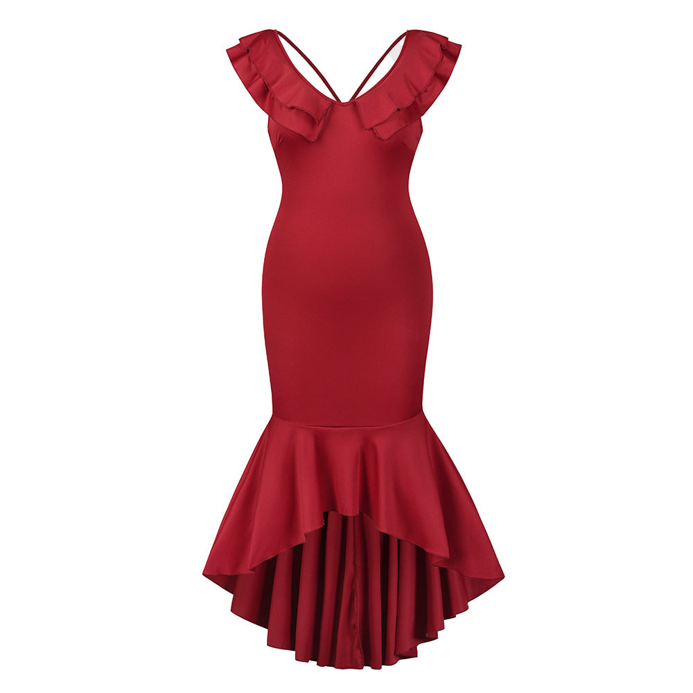 Sexy Backless Women Party Mermaid Dresses