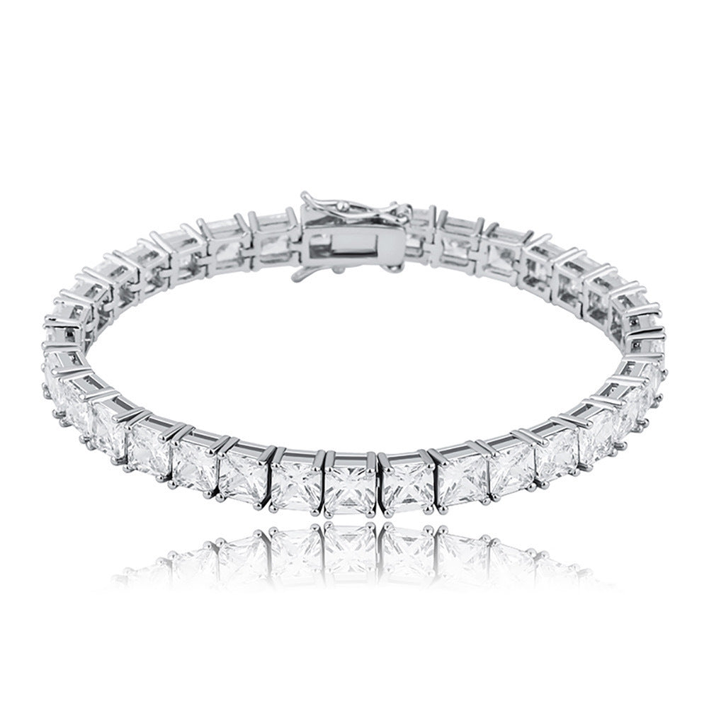 Sterling Silver Fashion Zircon Bracelets