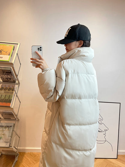 Casual Winter Long Down Overcoats for Women
