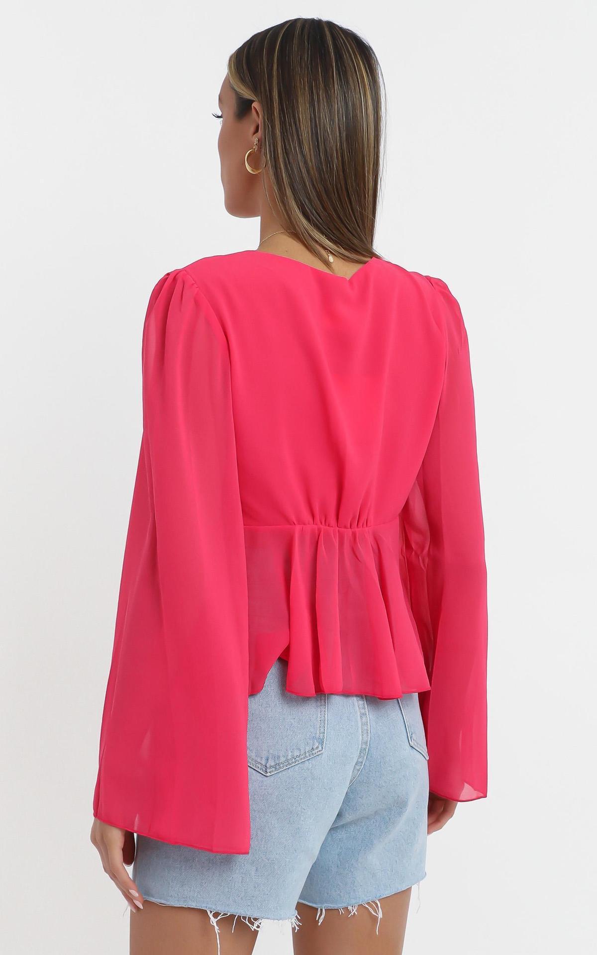 Sexy Women Summer Chiffon Deep V Neck Shirts--Free Shipping at meselling99