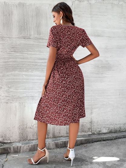 Summer Daily Short Sleeves Sun Dresses