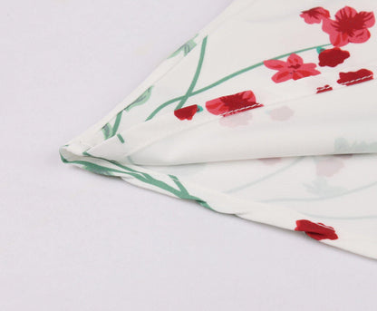Halter Backless Floral Print Midi Length Dresses-STYLEGOING