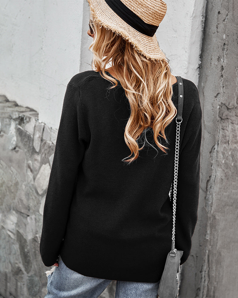 Sexy Long Sleeves Winter Pullover Sweaters