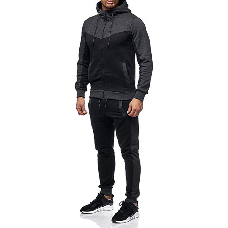 Casual Fall Men Hoody Sports Suits-STYLEGOING