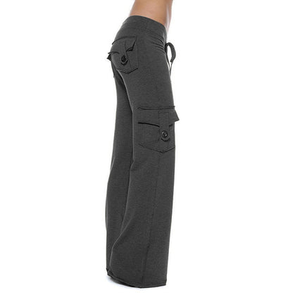 Women Elastic Waist Pants