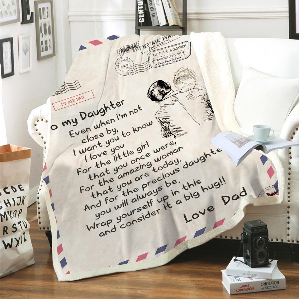 To Your Loved Envelope Style Sherpa Blanket--Free Shipping at meselling99