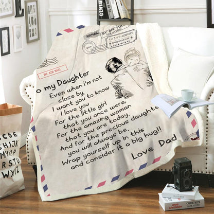 To Your Loved Envelope Style Sherpa Blanket--Free Shipping at meselling99