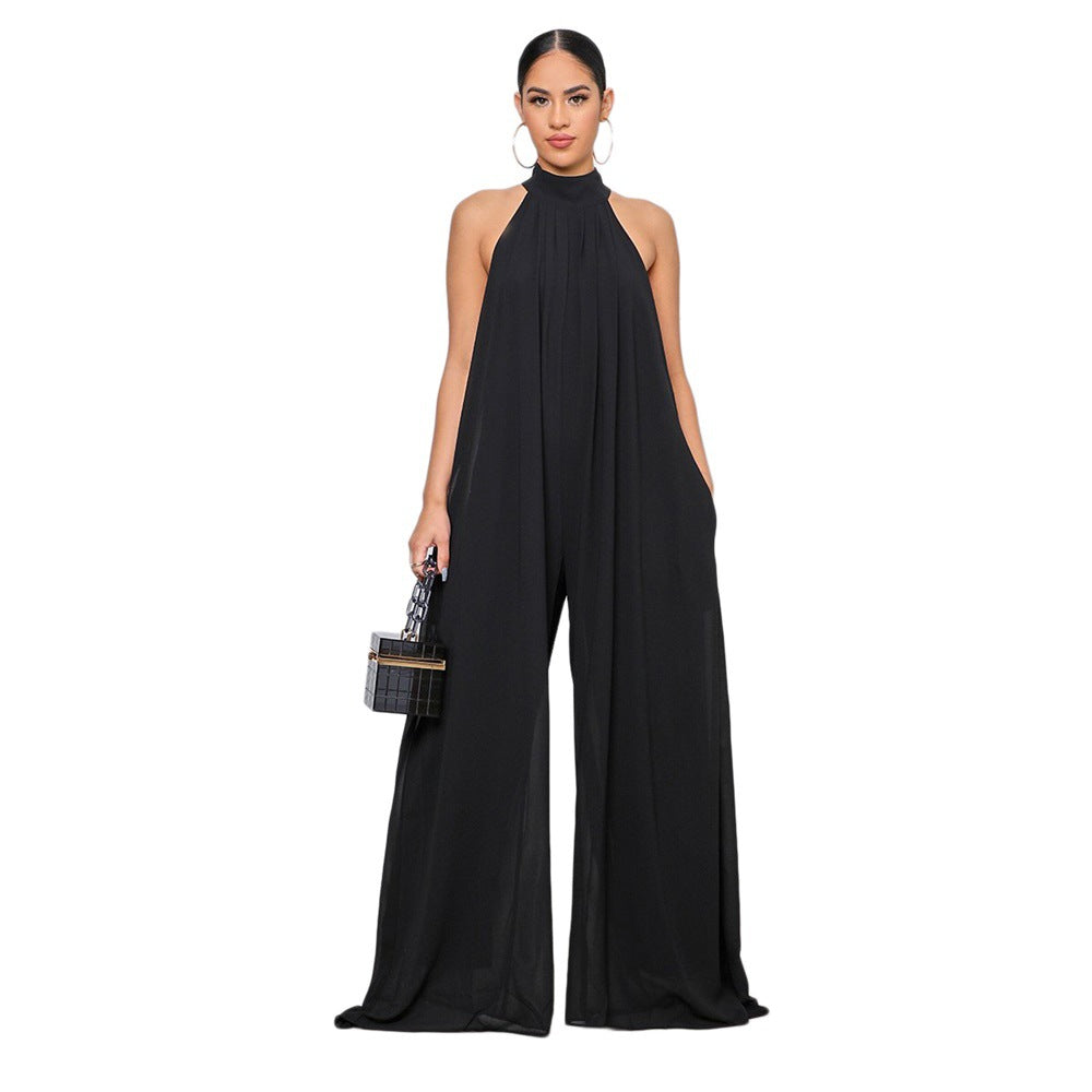 Casual Chiffon Loose Jumpsuits for Women