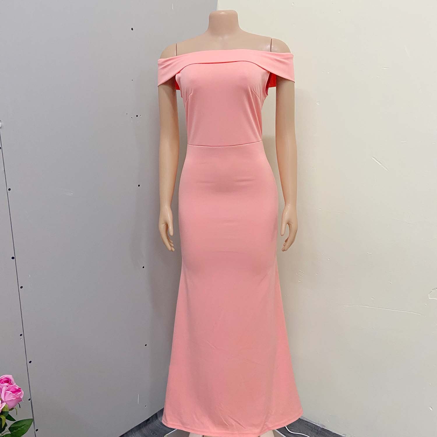 Off The Sholuder Plus Sizes Long Party Dresses for Women